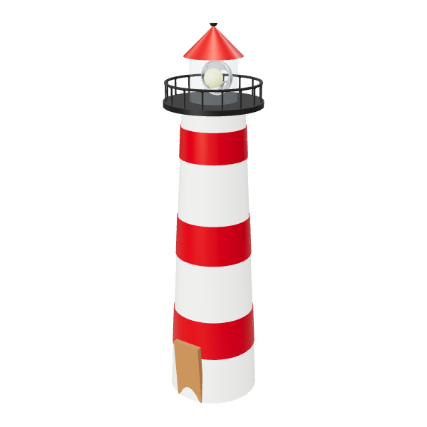 Deniz feneri 3B modeli